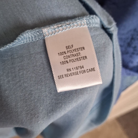 Ombre Scoop-Neck Tunic in Blue-Green by - Picture 6 of 11